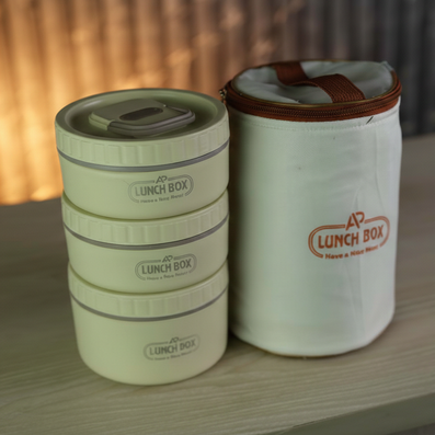 ৩ বাটি প্রিমিয়াম মাল্টি-লেয়ার লাঞ্চ বক্স 🔥