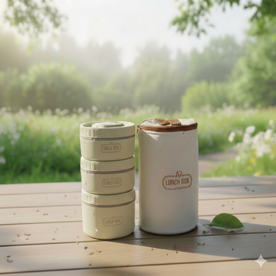 ৩ বাটি প্রিমিয়াম মাল্টি-লেয়ার লাঞ্চ বক্স 🔥