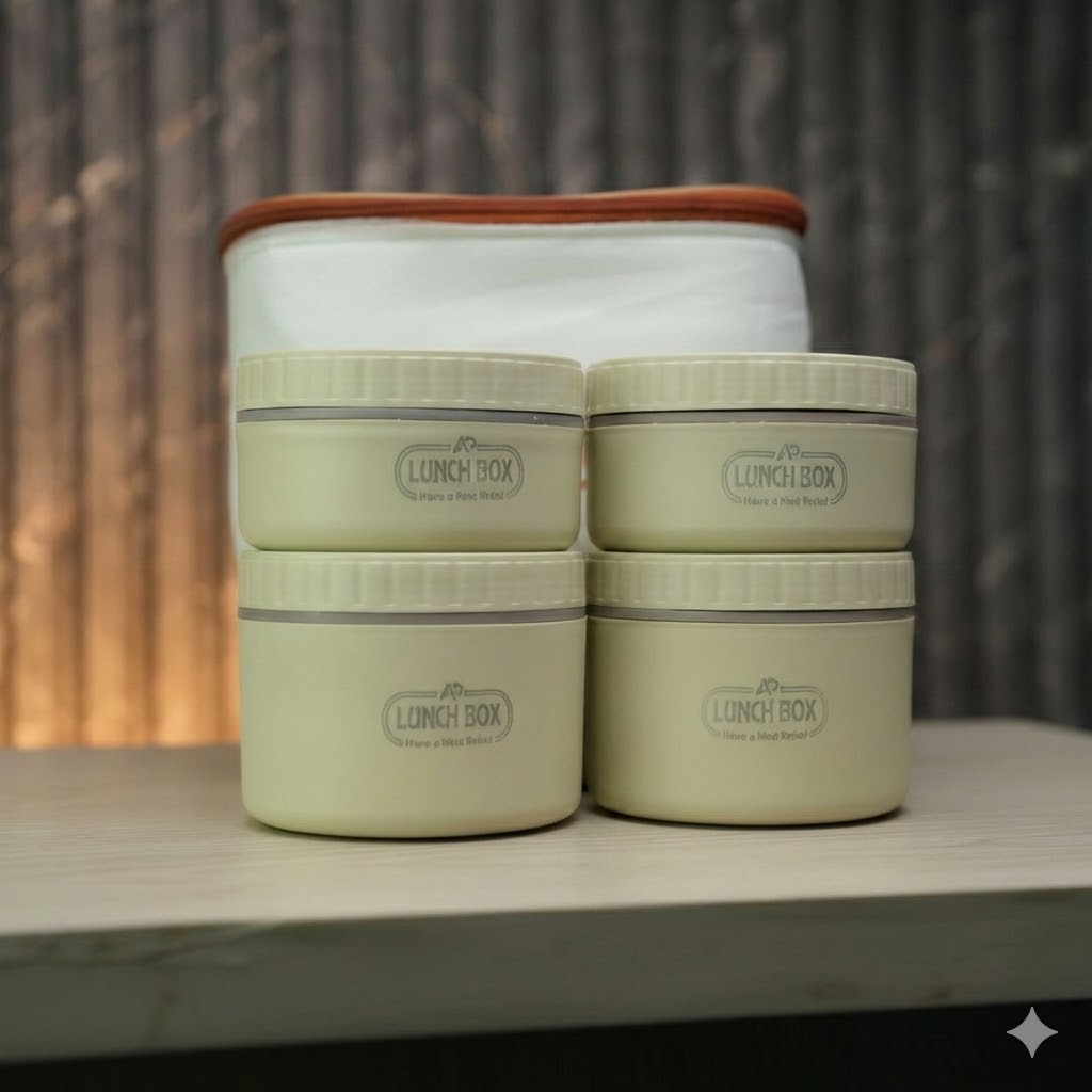 ৪ বাটি প্রিমিয়াম মাল্টি-লেয়ার লাঞ্চ বক্স 🔥